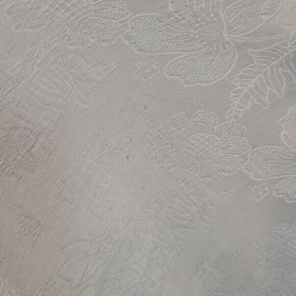 Vintage Carol Peretz 100% Silk Floral Lace Shoulder Hem Midi Maxi Dress - Picture 6 of 13